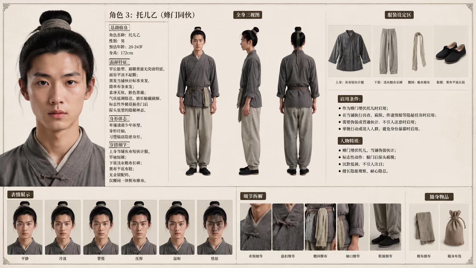 蜂门同伙 AI 角色设定